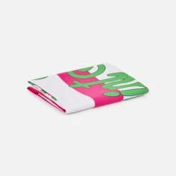 MC2 Saint Barth Microfiber Beach Towel With Fluo Pink Striped Print 7 MC2 Saint Barth Microfiber Beach Towel With Fluo Pink Striped Print -Chic Carry Deals Store fluo striped beach towel 1