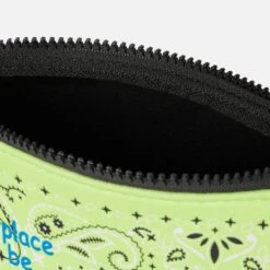 MC2 Saint Barth Aline Scuba Pochette With Fluo Yellow Bandanna Print -Chic Carry Deals Store fluo yellow scuba bandanna aline pochette 3