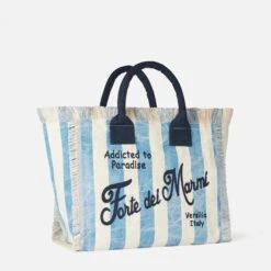 MC2 Saint Barth Vanity Canvas Shoulder Bag With Forte Dei Marmi Print -Chic Carry Deals Store forte marmi canvas vanity bag 3