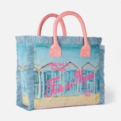 MC2 Saint Barth Vanity Gobelin Shoulder Bag With Forte Dei Marmi Embroidery -Chic Carry Deals Store forte marmi vanity gobelin embroidery 3