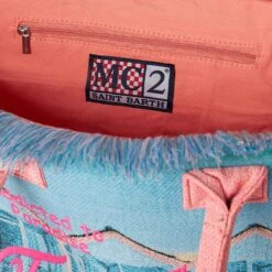 MC2 Saint Barth Vanity Gobelin Shoulder Bag With Forte Dei Marmi Embroidery -Chic Carry Deals Store forte marmi vanity gobelin embroidery 4