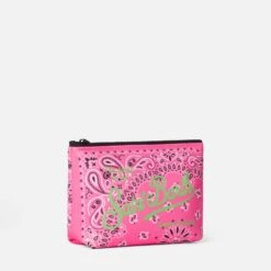 MC2 Saint Barth Aline Scuba Pochette With Fluo Pink Bandanna Print 9 MC2 Saint Barth Aline Scuba Pochette With Fluo Pink Bandanna Print -Chic Carry Deals Store fuchsia bandanna aline pochette 4