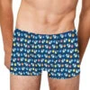 Micro Roosters And Alarms Print Underwear Boxer -Chic Carry Deals Store gallo underwear boxer