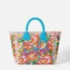 MC2 Saint Barth Colette Multicolor Cotton Canvas Handbag -Chic Carry Deals Store groovy colette handbag canvas 1copia