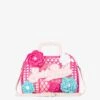 MC2 Saint Barth Jelly Small Bag With Patches -Chic Carry Deals Store handbag flowers pink net 1 1