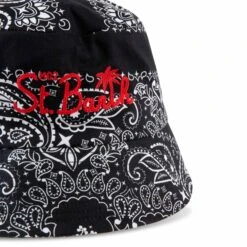 MC2 Saint Barth Black Bucket Hat -Chic Carry Deals Store hat bandana accessories3