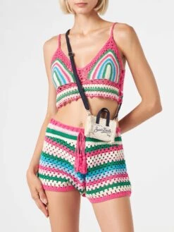 MC2 Saint Barth Light Blue Canvas Key Holder -Chic Carry Deals Store key bag micro onmodel 0d931a92 ca24 49da 8964 b8d003740cc1