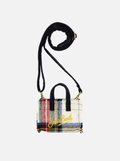 MC2 Saint Barth Wooly Key Holder With Tartan Print