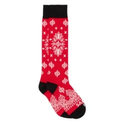 MC2 Saint Barth Man Long Socks With Bandanna Print