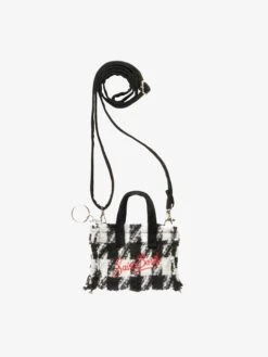 MC2 Saint Barth Key Holder With Pied De Poule Print