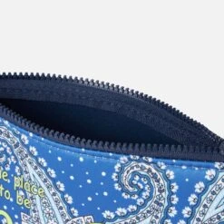 MC2 Saint Barth Aline Scuba Pochette With Paisley Star Print -Chic Carry Deals Store paisley scuba aline pochette 3