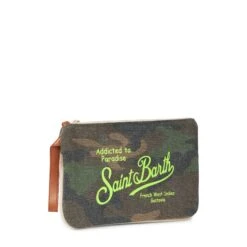 MC2 Saint Barth Parisienne Pochette With Camouflage Print -Chic Carry Deals Store parisienne camouflage fluo pochette 3