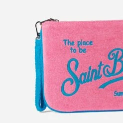 MC2 Saint Barth Parisienne Pink Terry Pochette -Chic Carry Deals Store parisienne pink terry pochette 4