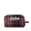 Patchwork Tartan Fabric Beauty Case -Chic Carry Deals Store patch wool tartancopia