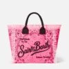 MC2 Saint Barth Vanity Fuchsia Fluo Pink Bag With Bandanna Print 1 MC2 Saint Barth Vanity Fuchsia Fluo Pink Bag With Bandanna Print -Chic Carry Deals Store pink bandana vanity shoulder bag 01