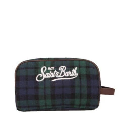Tartan Fabric Beauty Case