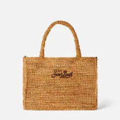 MC2 Saint Barth Colette Brown Raffia Handbag With Saint Barth Embroidery 9 MC2 Saint Barth Colette Brown Raffia Handbag With Saint Barth Embroidery -Chic Carry Deals Store raffia colette natural handbag 2