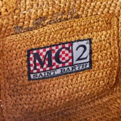MC2 Saint Barth Colette Brown Raffia Handbag With Saint Barth Embroidery 11 MC2 Saint Barth Colette Brown Raffia Handbag With Saint Barth Embroidery -Chic Carry Deals Store raffia colette natural handbag 4