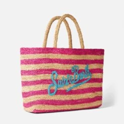 MC2 Saint Barth Raffia Ferdie Striped Bag With Saint Barth Embroidery -Chic Carry Deals Store raffia ferdie bag striped 3 a2263d2d d2aa 41ed 8ea7 90a1f8193d02