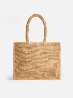 MC2 Saint Barth Raffia Bag With White Front Embroidery 11 MC2 Saint Barth Raffia Bag With White Front Embroidery -Chic Carry Deals Store raffia natural faith bag 4
