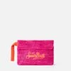 MC2 Saint Barth Raffia Fuchsia Pochette With Saintr Barth Embroidery -Chic Carry Deals Store raffia pochette fuchsia 01