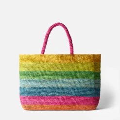 MC2 Saint Barth Raffia Ferdie Bag With Saint Barth Barth Embroidery 8 MC2 Saint Barth Raffia Ferdie Bag With Saint Barth Barth Embroidery -Chic Carry Deals Store rainbow rafia striped bag 2