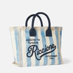 MC2 Saint Barth Vanity Canvas Shoulder Bag With Riccione Print -Chic Carry Deals Store riccione vanity canvas bag 3