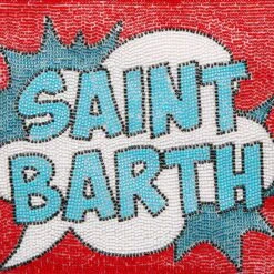 Parisienne Red Beadedpochette -Chic Carry Deals Store saintbarth beads