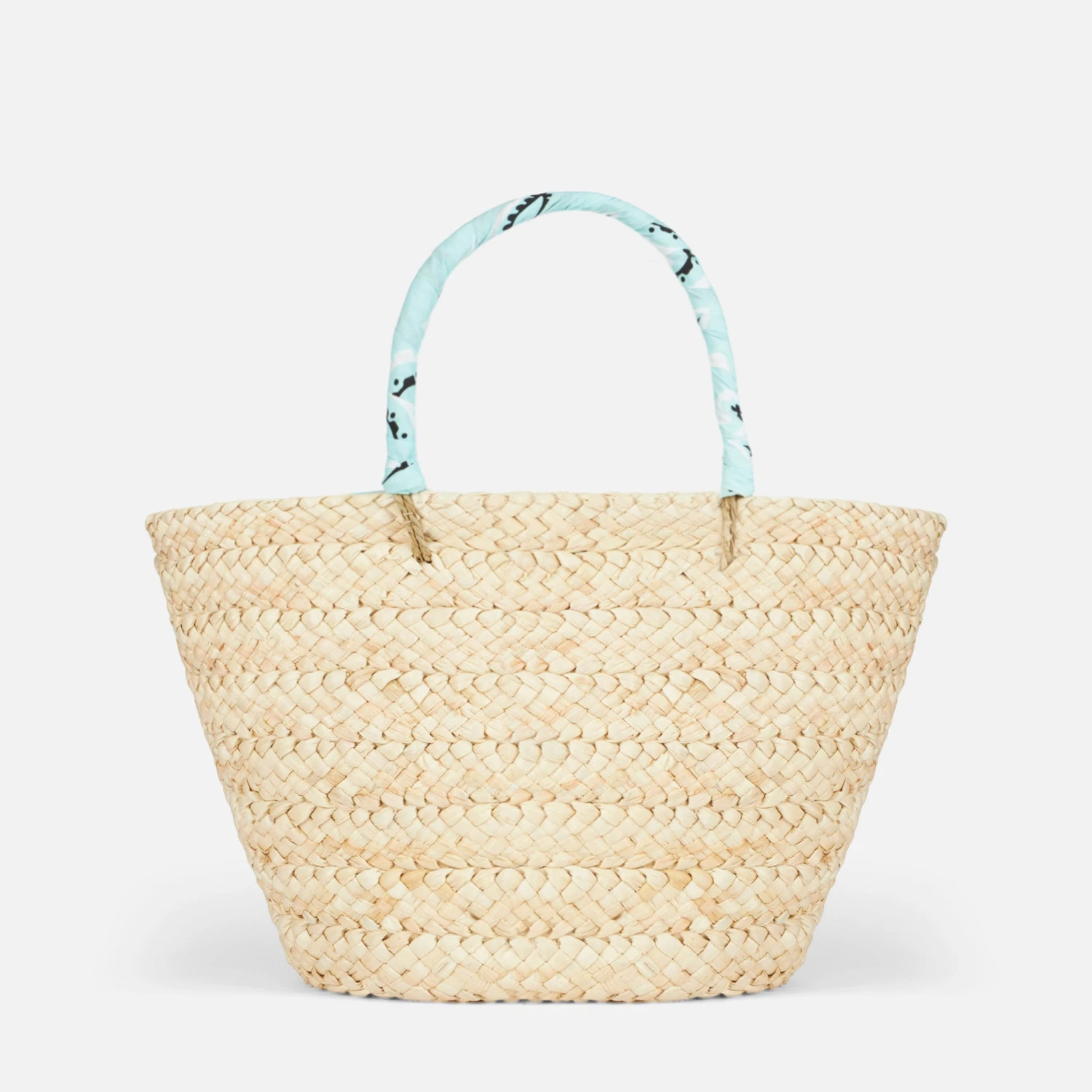 MC2 Saint Barth Straw Bag With Front Embroidery And Fabric Handles 5 MC2 Saint Barth Straw Bag With Front Embroidery And Fabric Handles - Image 3