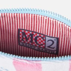 MC2 Saint Barth Parisienne Terry Pochette With White And Pink Stripes -Chic Carry Deals Store striped terry parisienne pochette 5 ccc7f722 c3fb 4821 97f6 c7665cf2a36c