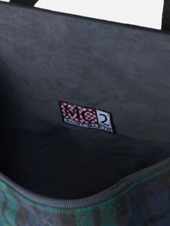 MC2 Saint Barth Travel Bag With Tartan Print -Chic Carry Deals Store tartan travel duffel bag 5