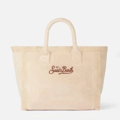 MC2 Saint Barth Vanity Beige Terry Shoulder Bag -Chic Carry Deals Store terry beige vanity bag 4