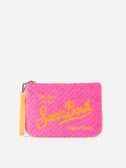 MC2 Saint Barth Parisienne Terry Pochette With Embossed Pattern