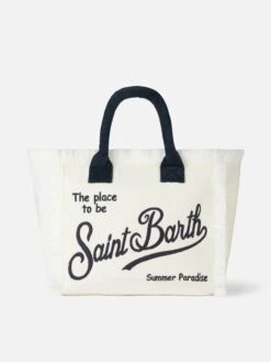 MC2 Saint Barth Vanity White Terry Shoulder Bag