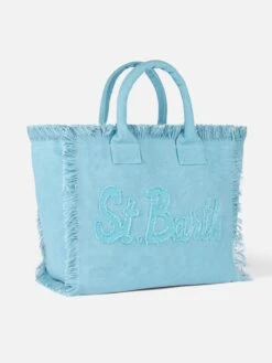 MC2 Saint Barth Vanity Light Blue Canvas Shoulder Bag 9 MC2 Saint Barth Vanity Light Blue Canvas Shoulder Bag -Chic Carry Deals Store vanity canvas bag light blue 3