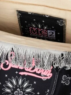 MC2 Saint Barth Vanity Canvas Shoulder Bag With Black Bandanna Print -Chic Carry Deals Store vanity canvas bandanna bag 5 7559a2d0 4094 46b8 9621 cd7977022186