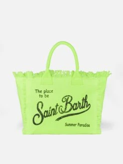 MC2 Saint Barth Vanity Fluo Yellow Shoulder Bag