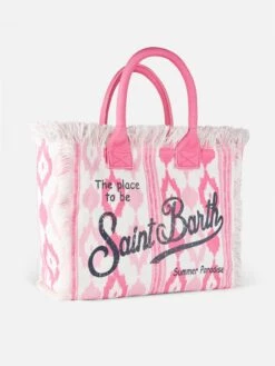 MC2 Saint Barth Vanity Canvas Shoulder Bag With Ikat Pattern -Chic Carry Deals Store vanity canvas ikat bag 3 115a2ad9 efb1 4098 aa2a 988eafa5cd88
