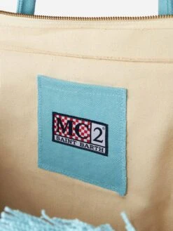 Vanity Light Blue Canvas Bag 11 Vanity Light Blue Canvas Bag -Chic Carry Deals Store vanity canvas light blue bag 5