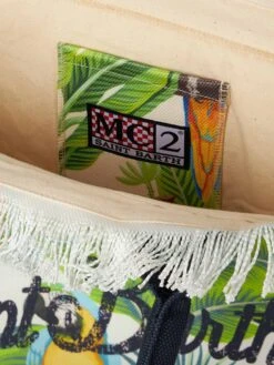 MC2 Saint Barth Vanity Shoulder Bag With Tropical Print -Chic Carry Deals Store vanity canvas tropical bag 5