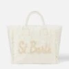 MC2 Saint Barth Vanity Creamy White Canvas Shoulder Bag 2 MC2 Saint Barth Vanity Creamy White Canvas Shoulder Bag -Chic Carry Deals Store vanity canvas white bag 1