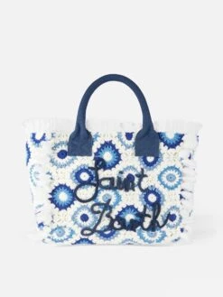 MC2 Saint Barth Crochet Shoulder Bag With Pattern