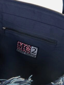 MC2 Saint Barth Crochet Canvas Shoulder Bag -Chic Carry Deals Store vanity denim crochet bag 5