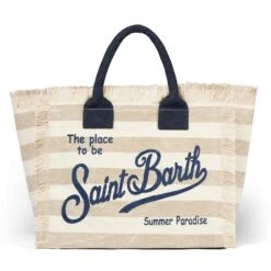 MC2 Saint Barth Vanity Canvas Shoulder Bag With White And Beige Stripes -Chic Carry Deals Store vanity shoulder bag stripes 2 01418286 7ebf 4a2e 9b2c b456fb68ee1f