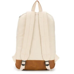 Beige Canvas Backpack -Chic Carry Deals Store zaino beige back