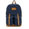 Blue Canvas Backpack -Chic Carry Deals Store zaino blu in canvas
